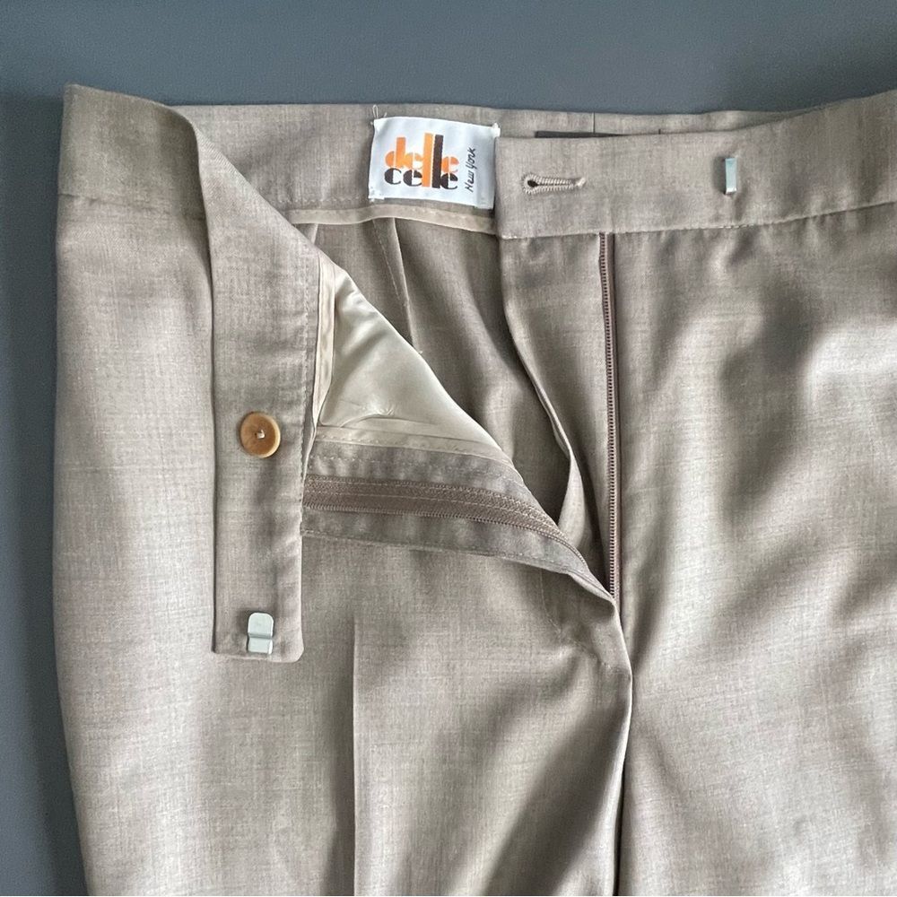Zanella Debra Italian Luxury Super 150's Wool High Rise Debra Trousers Size 8 - Picture 9 of 14